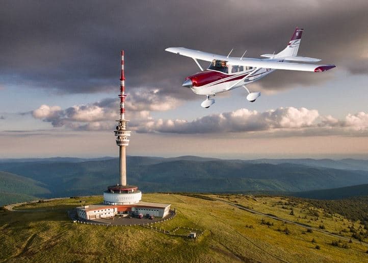 20 minutový let pro 5 osob